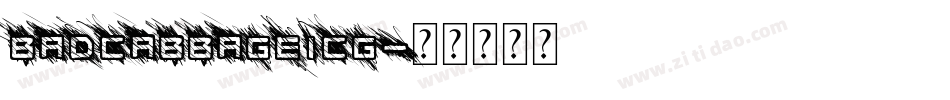 BadCabbageICG字体转换