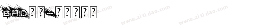 bad字体字体转换