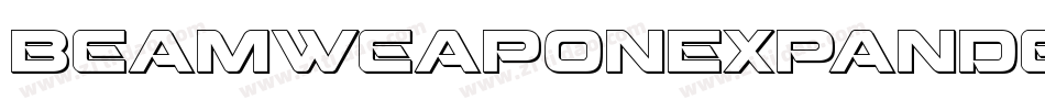 BeamWeaponExpandedItalic-pXpd字体转换
