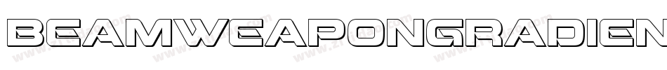 BeamWeaponGradient-Dv3D字体转换