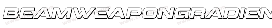 BeamWeaponGradient-Dv3D字体转换