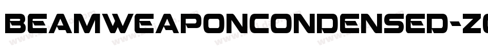 BeamWeaponCondensed-ZAz3字体转换