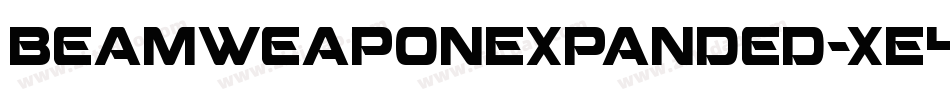 BeamWeaponExpanded-xE4m字体转换