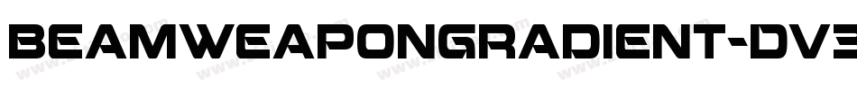 BeamWeaponGradient-Dv3D字体转换