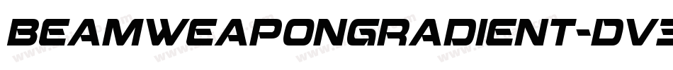 BeamWeaponGradient-Dv3D字体转换