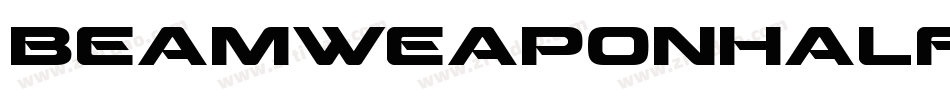 BeamWeaponHalftoneItalic-V3Dl字体转换
