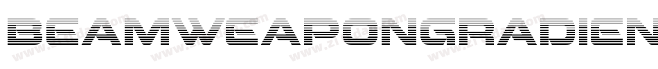 BeamWeaponGradient-Dv3D字体转换