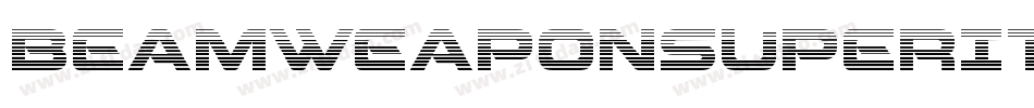 BeamWeaponSuperItalic-5Ara字体转换