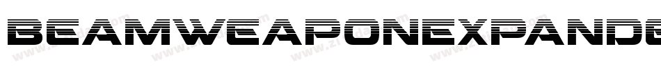 BeamWeaponExpandedItalic-pXpd字体转换