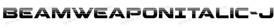 BeamWeaponItalic-JL4m字体转换