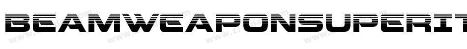 BeamWeaponSuperItalic-5Ara字体转换