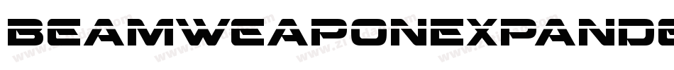 BeamWeaponExpandedItalic-pXpd字体转换