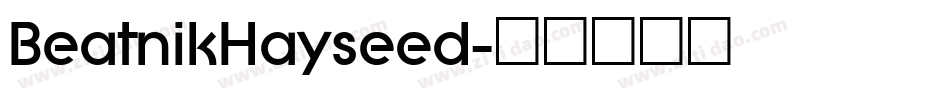 BeatnikHayseed字体转换
