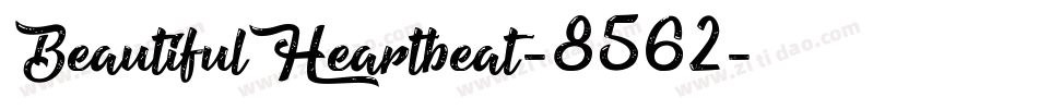 BeautifulHeartbeat-8562字体转换
