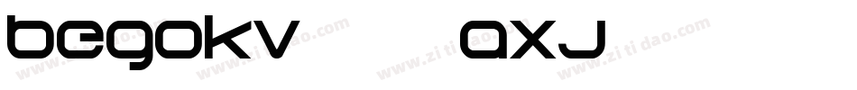 BegokV15-9Axj字体转换