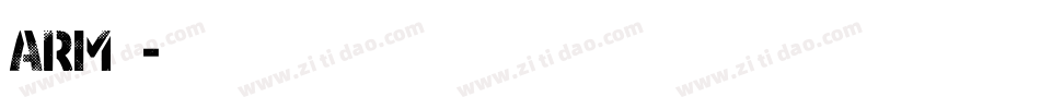 arm字库字体转换