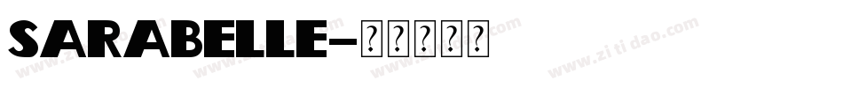 Sarabelle字体转换