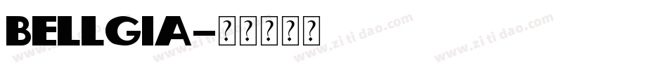 bellgia字体转换