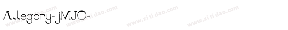 Allegory-jMJO字体转换