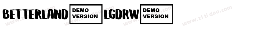 BetterLand-lgdrw字体转换