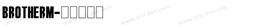 brotherm字体转换