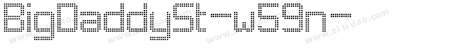 BigDaddySt-w59n字体转换