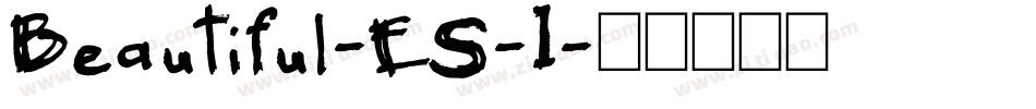 Beautiful-ES-1字体转换