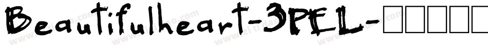 Beautifulheart-3PEL字体转换