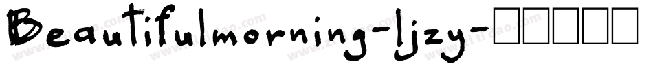 Beautifulmorning-ljzy字体转换