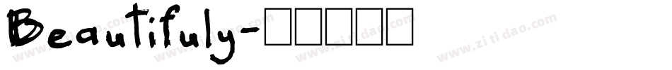Beautifuly字体转换