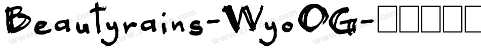 Beautyrains-Wyo0G字体转换