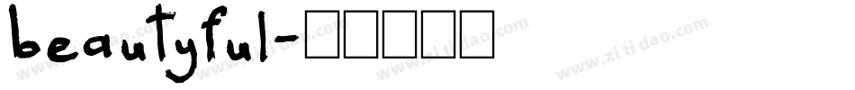 beautyful字体转换 beautyful字体转换
