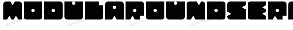ModulaRoundSerifBlac字体转换