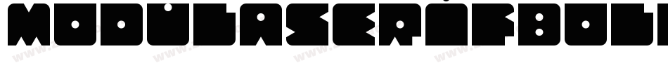 ModulaSerifBold字体转换