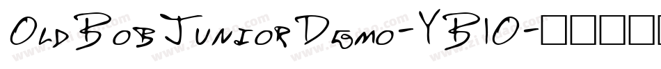 OldBobJuniorDemo-YB1O字体转换