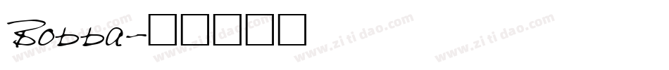 Bobba字体转换