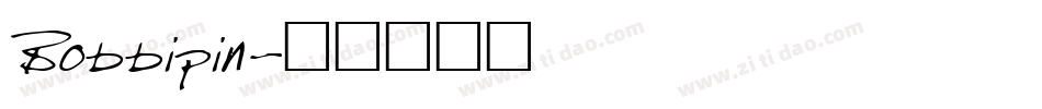 Bobbipin字体转换