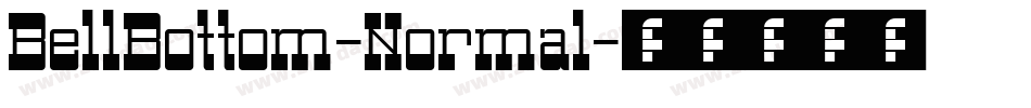 BellBottom-Normal字体转换
