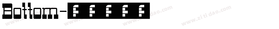 Bottom字体转换