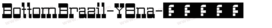 BottomBrazil-Y8na字体转换