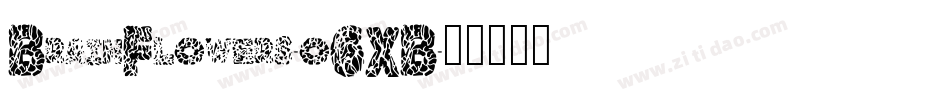 BrainFlowers-o6XB字体转换