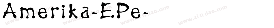 Amerika-EPe字体转换