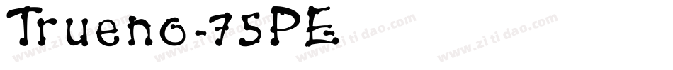 Trueno-75PE字体转换