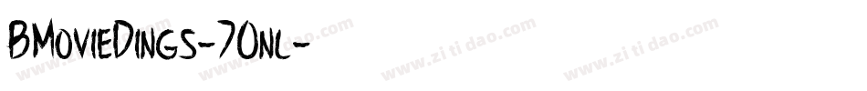 BMovieDings-7Onl字体转换
