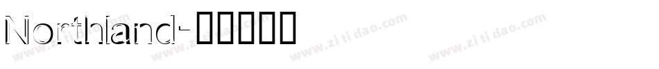 Northland字体转换