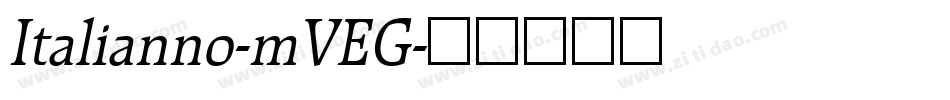 Italianno-mVEG字体转换