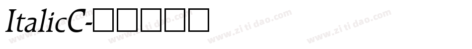 ItalicC字体转换