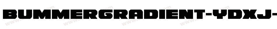 BummerGradient-YDxj字体转换