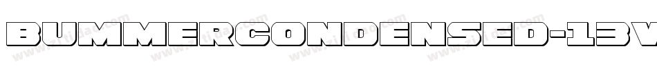 BummerCondensed-13VL字体转换