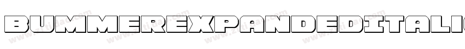 BummerExpandedItalic-8JVD字体转换